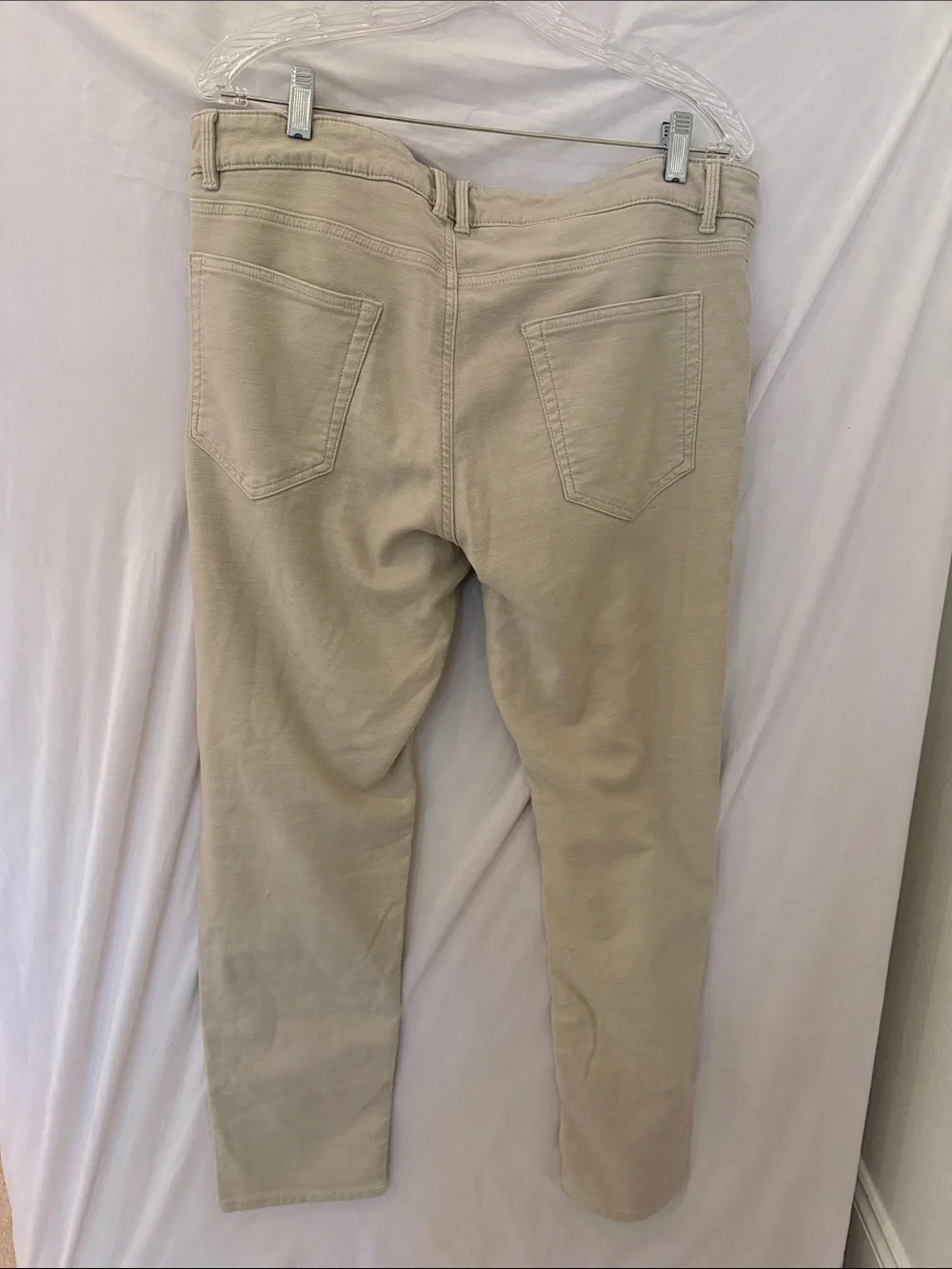 Ben Sherman Slim Fit Stretch Pants 34x32 Sand Khaki